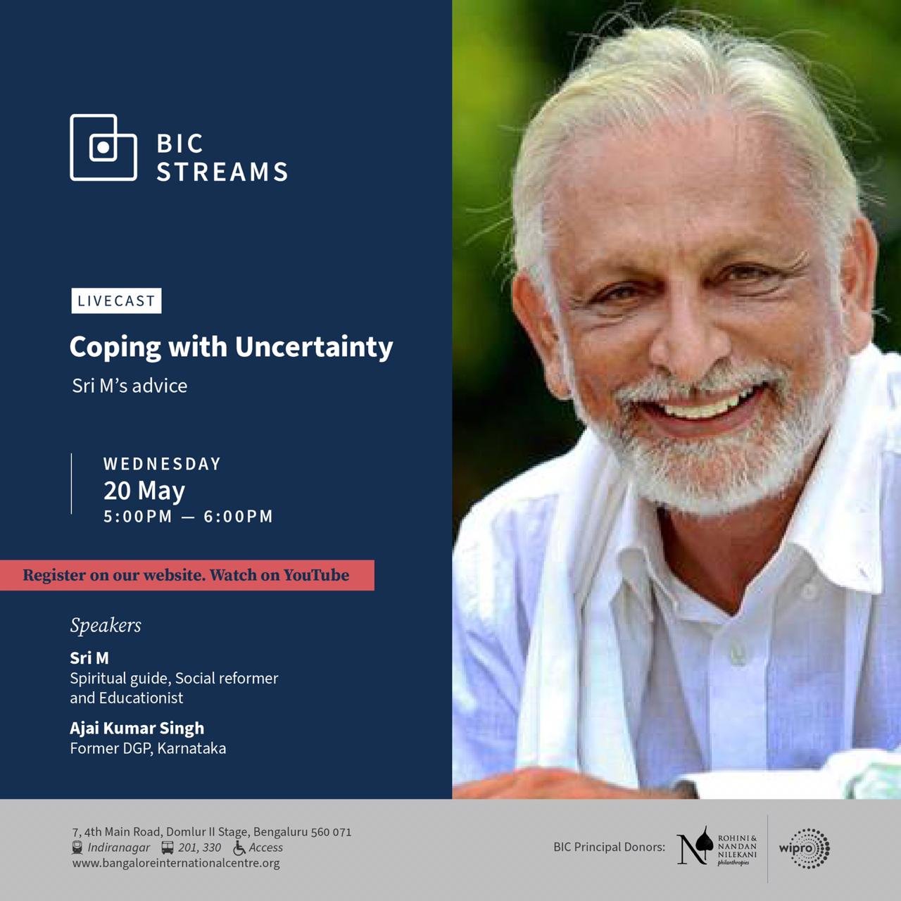 Sri M BIC Streams Coping with Uncertainty May 2020