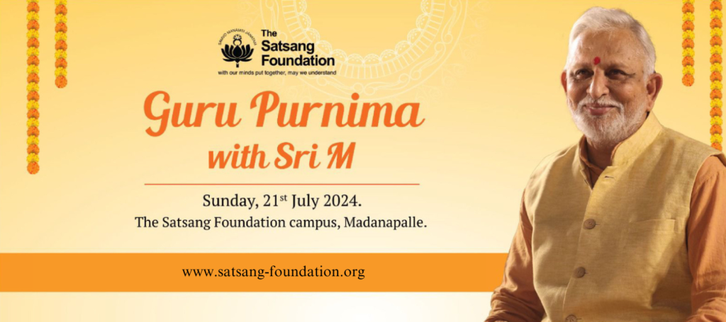 Guru Purnima 2024 Celebrations with Sri M